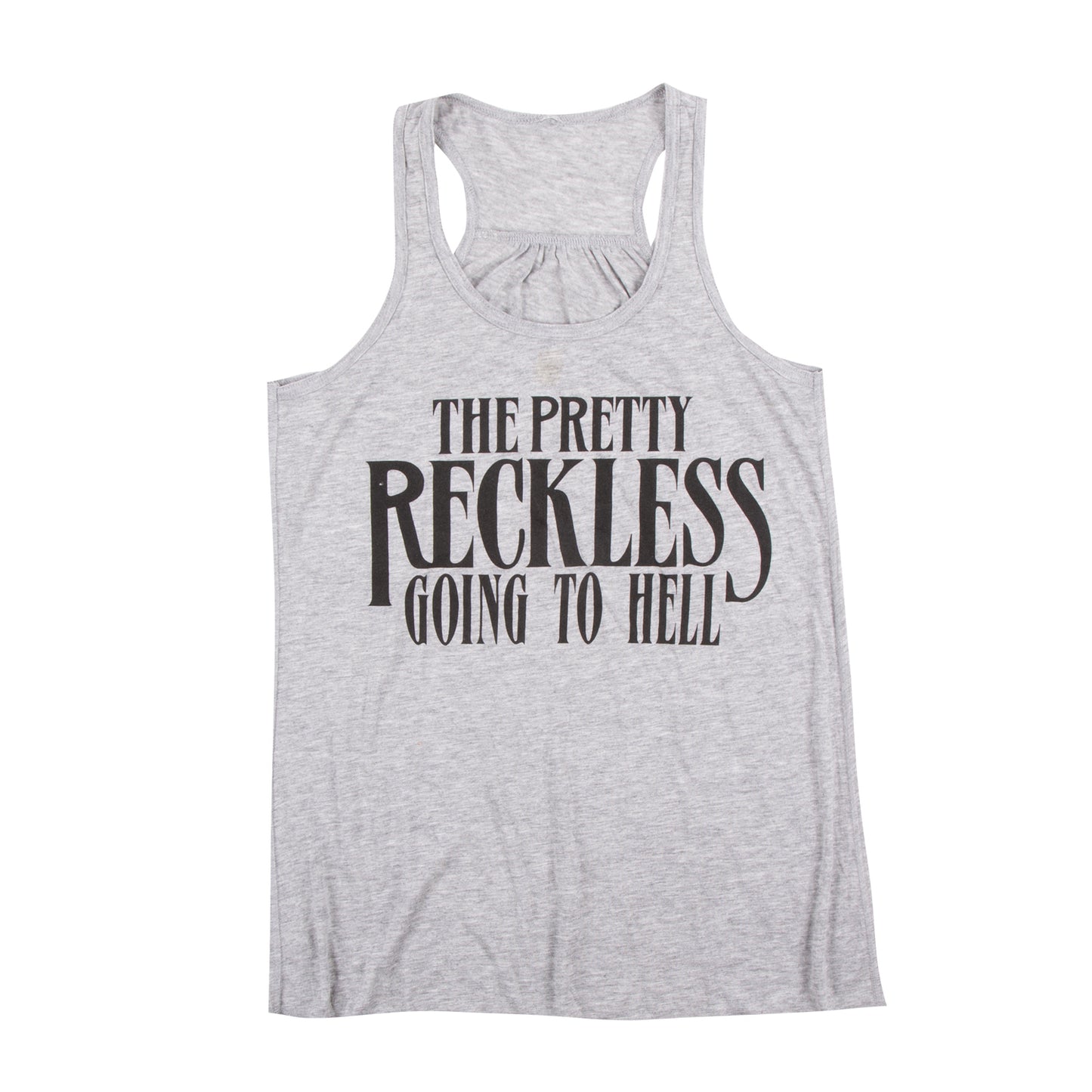Grey Racerback Ladies Tank