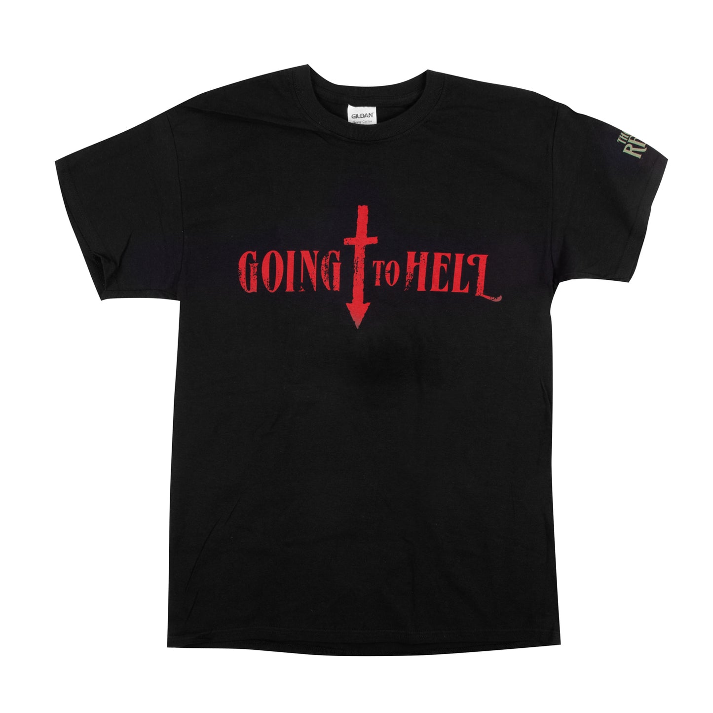 Red Going To Hell Black Tee