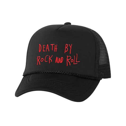 Death by Rock and Roll Trucker Hat